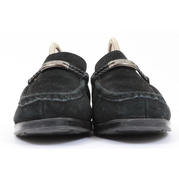 Stacy Adams Men's 8 Neville Black Suede Leather Moc-Toe Slip-On Loafers Preppy - Picture 6 of 10